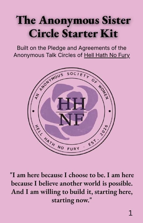 Pink cover of The Anonymous Sister Circle Starter Kit